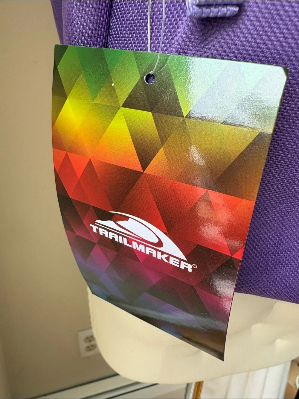 TrailMaker Purple Backpack NWT School Travel Daypack Adjustable Straps